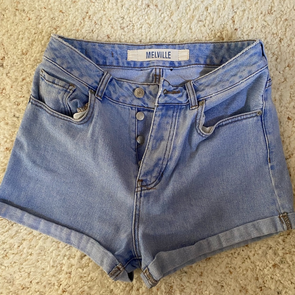 Brandy Melville Blue Jean Shorts